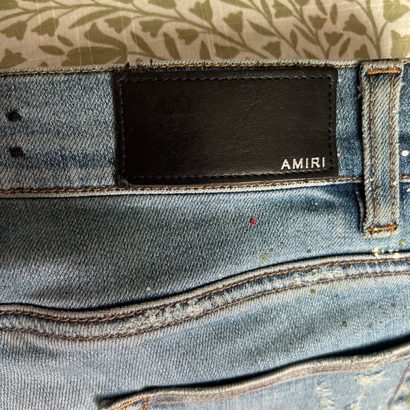 Amiri rosebowl patch jeans - Picture 4 of 8